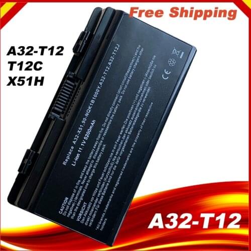 Laptop battery for Asus X51 T12 Packard bell MX45 Series A32-T12 A32-X51