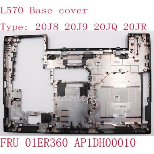 L570 Base Cover For Thinkpad L570 Laptop 20J8 20J9 20JQ 20JR FRU 01ER360 AP1DH00010 L570 D Cover Black plastic 100% OK