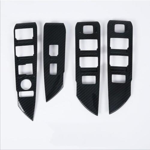 Free Shipping! For Acura TLX 2018 4PCS ABS Chrome Car Interior Door Window Lift Glass Switch Buttons Cover Trim Car Styling