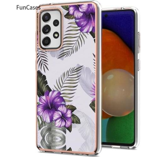 Feel Good Grid Cases For telefon Samsung A52 Metallic Casa Phone Bags Cover sFor Cute Samsung Galaxy A52 4G Soft TPU Bag Sansung