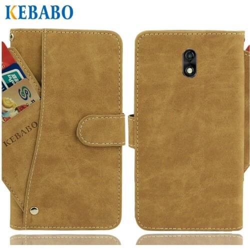 Vintage Leather Wallet Vertex Impress Play Case 5.5" Flip Luxury 3 Front Card Slots Cover Magnet Stand Phone Protective Bags