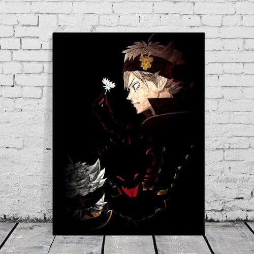 Black Clover Asta Anime Manga Canvas Painting Wall Art Poster Print Picture Living Room Decoration Home Decor