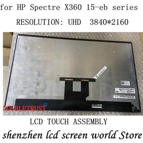 ATNA56WR11-002 15.6'' 4K Screen Digitizer Assembly FOR HP Spectre X360 15-eb series 15-eb0043dx15 EB P/N: L73404-1J0 3840*2160