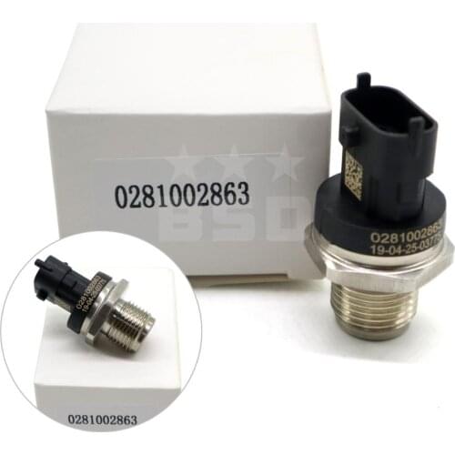 Fuel Pressure Sensor 0281002863 For Hyundai Regulator Accent Elantra i10 i20 i30 i40 Sonata Tucson 31401-4A400 31401 2Pieces/Lot
