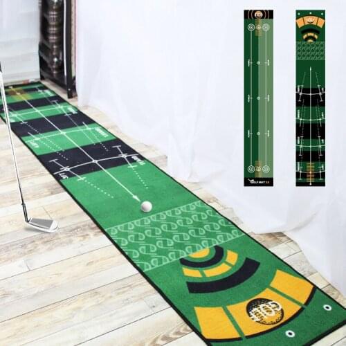 Indoor Outdoor Golf Carpet Putting Mat Thick Smooth Practice Putting Rug For Home Office Golf Practice Grass Mat Golf Training