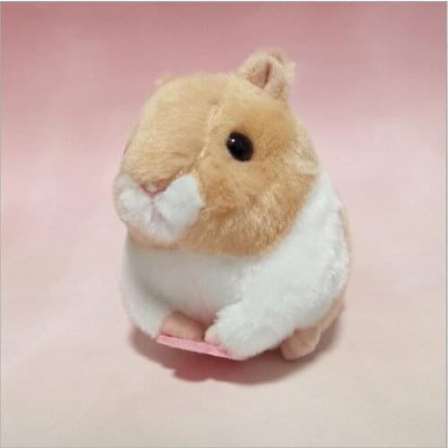 Electric plush Mouse Doll Soft cute cute rocking hamster doll funny tail wagging toy Simulation plush toys soft Creative gifts