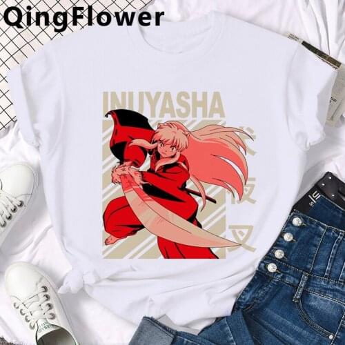 Feudal Demon Inuyasha Sesshoumaru Higurashi Kagome Anime tshirt t shirt men white t shirt 2021 plus size graphic tees women