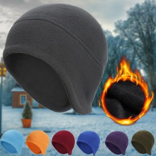 2020 Unisex Outdoor Fleece Hats Camping Hiking Caps Windproof Winter Warm Hat Fishing Cycling Hunting Military Tactical Cap