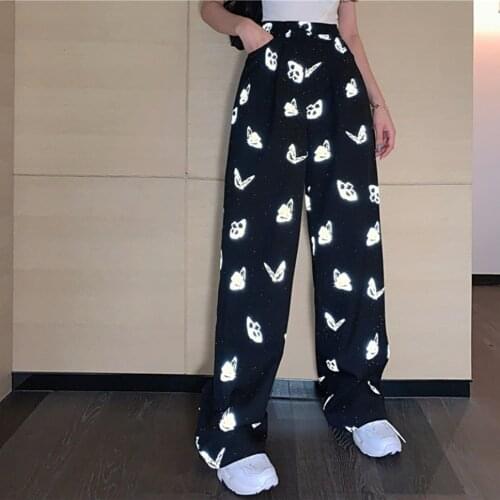 Женские брюки с высокой талией J-Bg Pink China At AliExpress