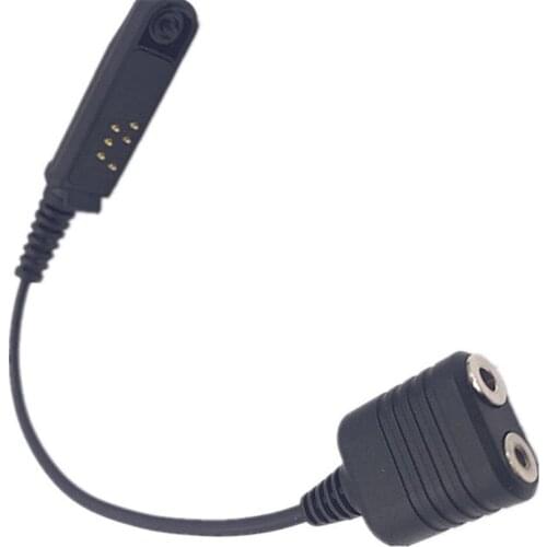 Adapter Cable for Baofeng UV-9R Plus UV-XR Waterproof to 2 Pin Suitable for UV-5R UV-82 UV-S9 Walkie Talkie Headset Speaker Mic