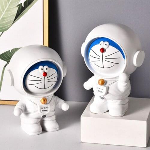 Resin Astronaut Cute Spaceman Piggy Bank Living Room Home Decoration Accessories Table Decor Astronaut Ornament Gift