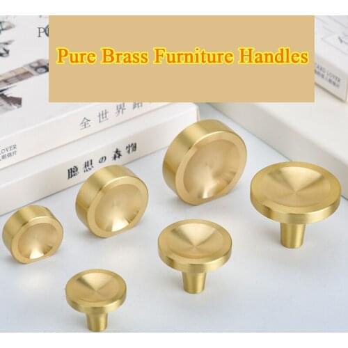 New Arrival 10PCS European Brass Cabinet Pulls Furniture Handles Cupboard Wardrobe Drawer Kitchen Cabinet Pulls Handles & Knobs