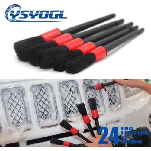 5pcs Car Crevice Brush Detail Brush For Opel Insignia Kia Sportage Audi Tt Ford Transit Audi A1 Hyundai Tucson 2017 Audi A4 B8