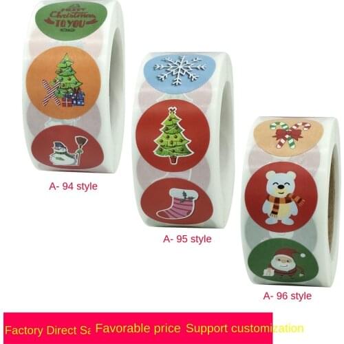Roll up stickers gift stickers envelope sealed with self adhesive label