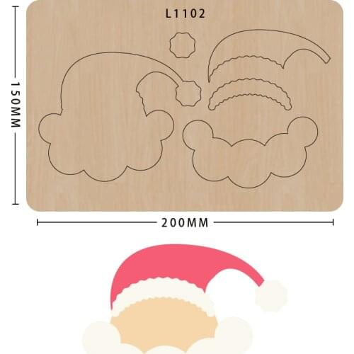 SMVAUON Christmas Photo Frame Making Decor Supplies Die Template New Design Craft Cutting Die decoration scrapbook Card Craft