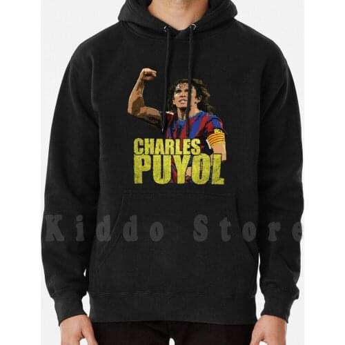 Puyol Soocer Football Fans Legend Hoodie Long Sleeve Puyol Puyol Football Soccer Ultras Legend Captain