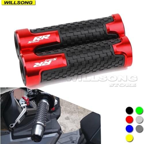 Universal 7/8'' 22mm Handlebar Grip Handle Hand Bar Grips For BMW S1000RR HP4 Motorcycle Accessories