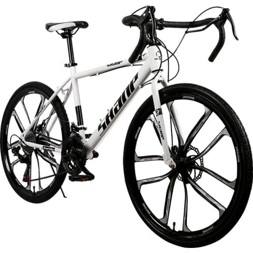 Variable speed fixed gear bike mens and womens lightweight road racing live flying integrated wheel adult pedal bicycle