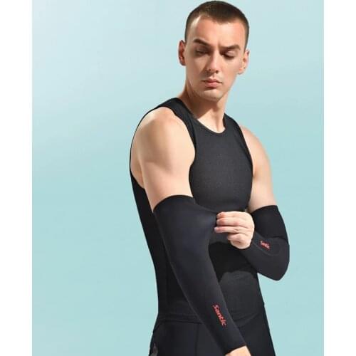 Santic Cycling Arm Sleeve Winter Sunscreen Bicycle Arm Cover Sports Equipment Arm Guard Warm Breathable Pair Pack