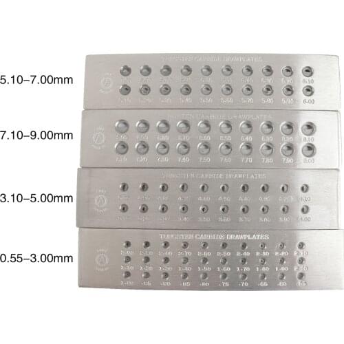 Tungsten Carbide Wire Drawplate for Jewelry Making Round Shape Drawplate, Various models Jewelry Tool