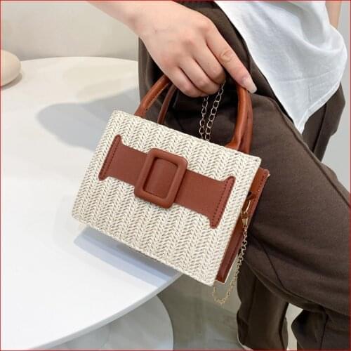 Womens Handbag bag designer Luxury Summer bags Women Handbag 2021 Beach Weaving Ladies Straw Bag Wrapped Beach Bag Handbags