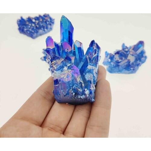 40g Aura quartz crystal titanium bismuth silicon cluster
