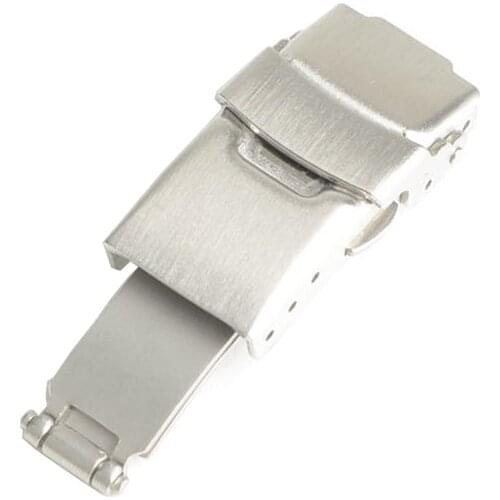 Horlogeband bande montre cinturino Stainless Steel Button Clasp Automatic Double Click Buckle Watch Part Push Button Fold Buckle