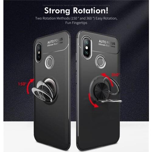 Huawei Y 9 2019 JKM LX3 LX1 Case Car Holder Stand Magnetic Bracket Finger Ring Silicone Cover for Huawei Y9 2019 JKM-LX3 JKM-LX1