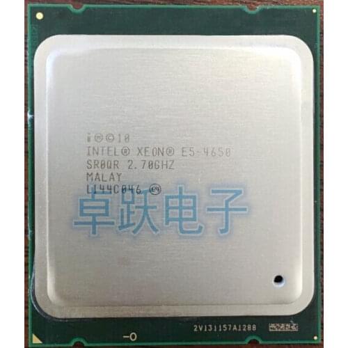 E5-4650 Original Intel Xeon E5 4650 2.7GHz 8-Core 20MB SmartCache DDR3 1600MHz FCLGA2011 TPD 130W E5 4650 free shipping