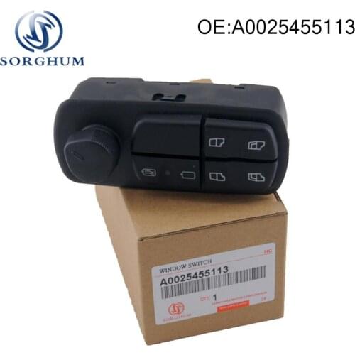 Electric Lifter Power Window Switch Main Control Switch A0025455113 For Mercedes Benz
