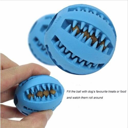 Pet Dog Toys Toy Funny Interactive Elasticity Ball Dog Chew Toy For Dog Tooth Clean Ball Of Food Extra-tough Rubber Ball