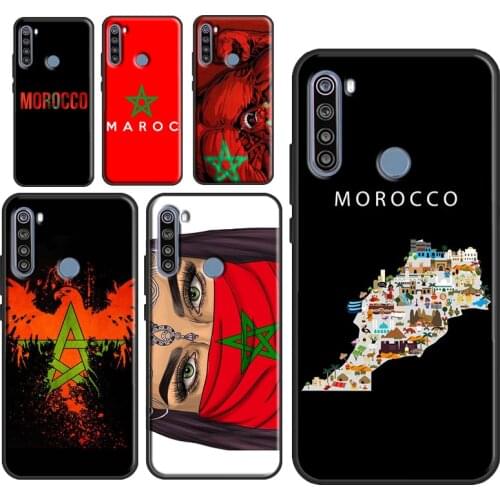 Maroc Morocco Flag Case For Redmi Note 9S 8T Note 8 9 Pro Note7 Cover For Redmi 9C 9A 8A 7A 9 Coque