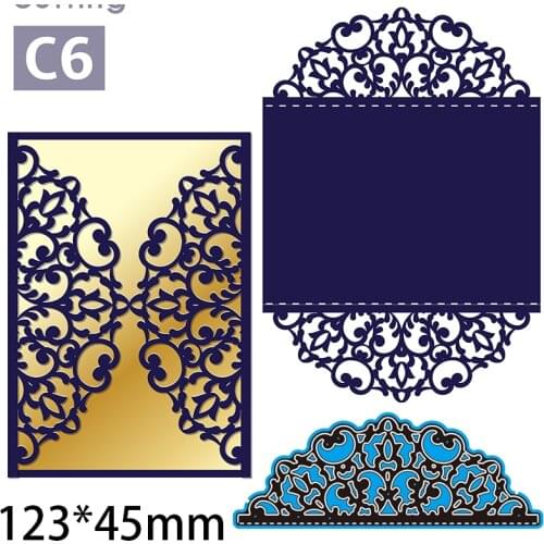 123*45mm FLOWERS LACE new Metal Cutting Dies for decoration card DIY Scrapbooking stencil Paper Craft Album template Dies