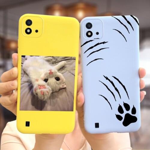 Cute Cartoon Cover For Realme C11 2021 Case C 11 Soft Silicone Back Cover For Oppo Realme C11 C 11 2021 Phone Cases Coque Bumper