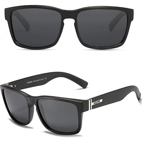 Polarized Sunglasses Classic Men Black Frame UV400 Sun Glasses Outdoor Cycling Camping Equipment