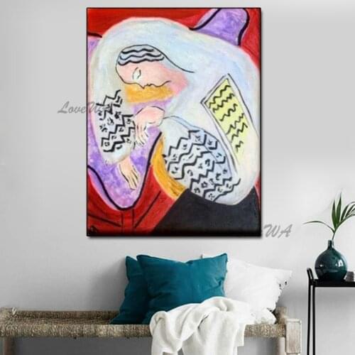 Wall Art Handmade Oil Painting Home Decoration Abstract Famous Figure Art On Canvas Hand Painted Artwork For Room
