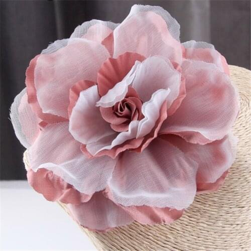 Charm Cloth Ribbon Flower Brooches Women Fashion Jewelry Colorful Silk Brooch For Girls Gifts Clips Pins Accessories