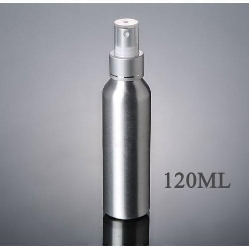 Wholesale 300pcs/lot Capacity 120ml Empty Electrical Aluminum spray Bottle Container For Cosmetic Packaging LE23