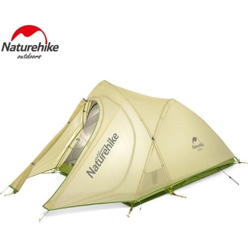 Naturehike Cirrus Ultralight Tent Fok 2-3-Person Beach Sun Protection Rain-Proof Double Camping Tent with free Mat