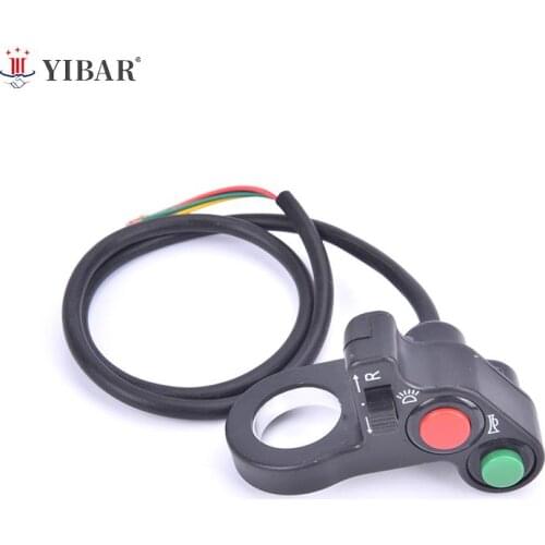 Motorcycle Handlebar Switch Electric Bike Scooter Horn Turn Signals On/Off Button Light Switch