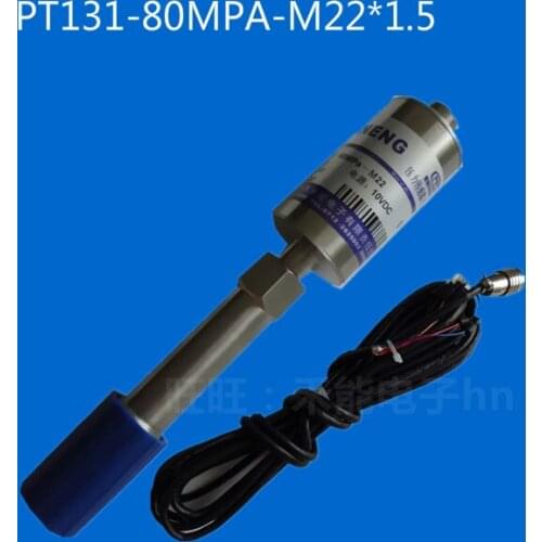 Straight rod type digital pressure metal sensor, PT131-80MPA-M22*1.5
