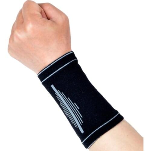 1 Pcs Wristbands Sport Sweatband Hand Band Sweat Wrist Support Brace Wraps Guards For Gym Volleyball Basketball