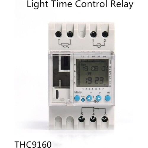 Light Time Control Relay THC9160 Time-controlled Induction Switch Photosensory Function THC9160
