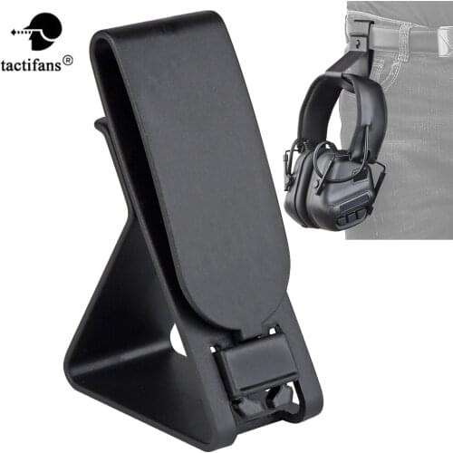 Tactical IPSC Earphone Holder Suitable For MOEEL Waist Walker IMPACT MAS Peltor Hunting Military Accessories Shooting Stand