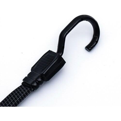 2pcs 1.2 /1.5m Heavy Duty Elastic Bungee Shock Cord Strap Hook Car Luggage Tent Kayak Boat Canoe Bikes Stretch Mutitool