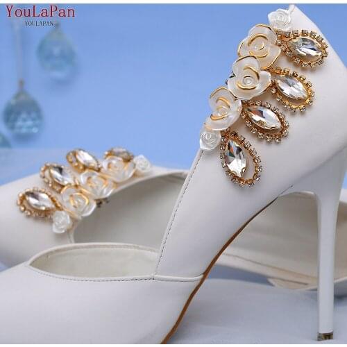 YouLaPan X29 2pcs/lot Wedding Bridal Shoes Buckle Rhinestone Shiny Decorative Clips Charm Buckle Horse Eyes Shoes Clips Woman