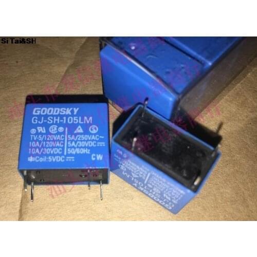 100%Original New GJ-SH-105LM 5A 4PINS 5VDC Power