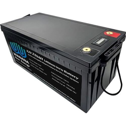 12v 250ah Lifepo4 battery Rechargeable Lithium iron Battery Pack for EV / Golf cart