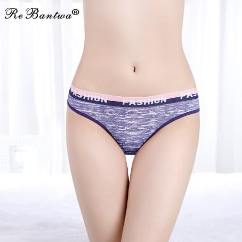 3PCS/Set Womens Underwear Cotton Panty Sexy Panties Female Underpants Print Briefs Intimates New Lingerie Culotte Femme