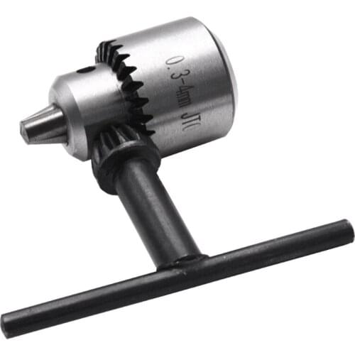 4x Micro Motor Drill Chuck Clamp 0.3-4mm With Key 3.17mm Shaft Connecting Rod